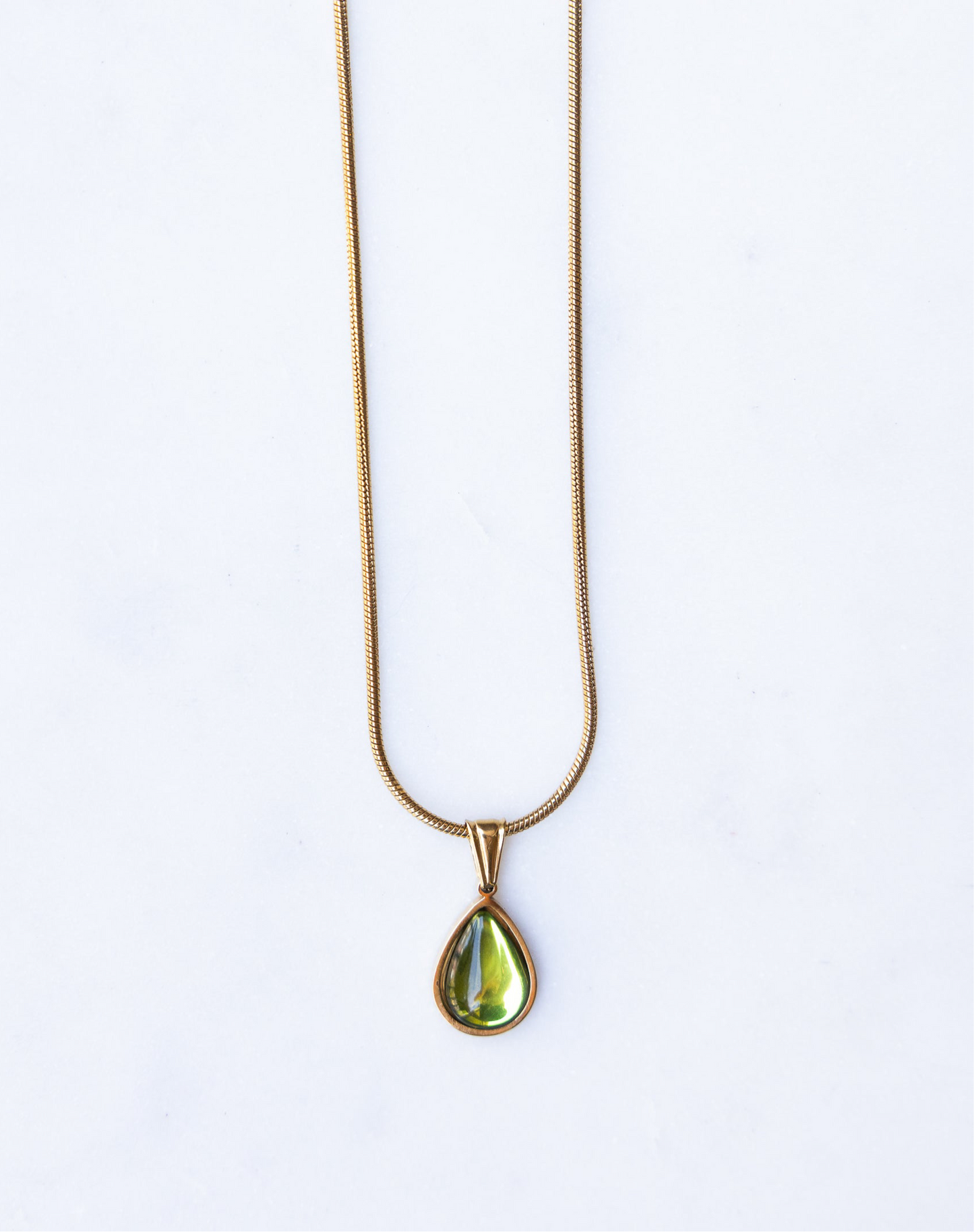 Amber Light Necklace