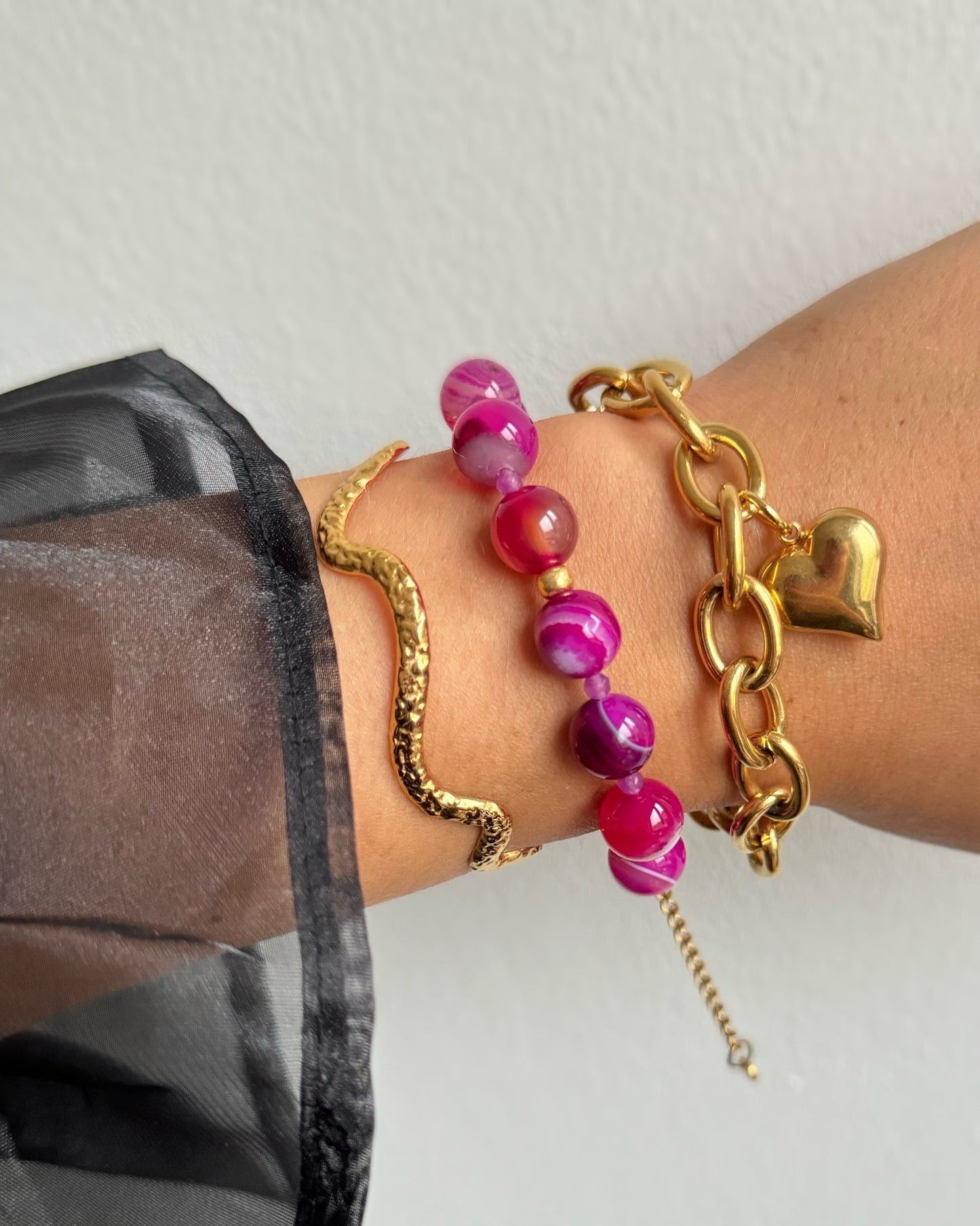 Bubbly Purple Jonna Bracelet