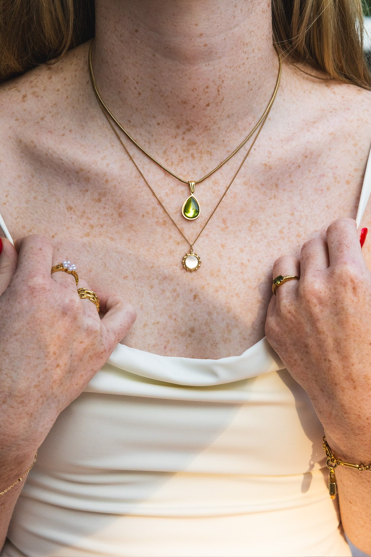 Amber Light Necklace