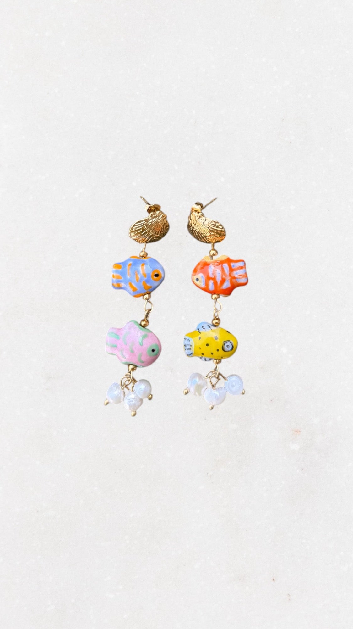 Bubbly Fish Earrings