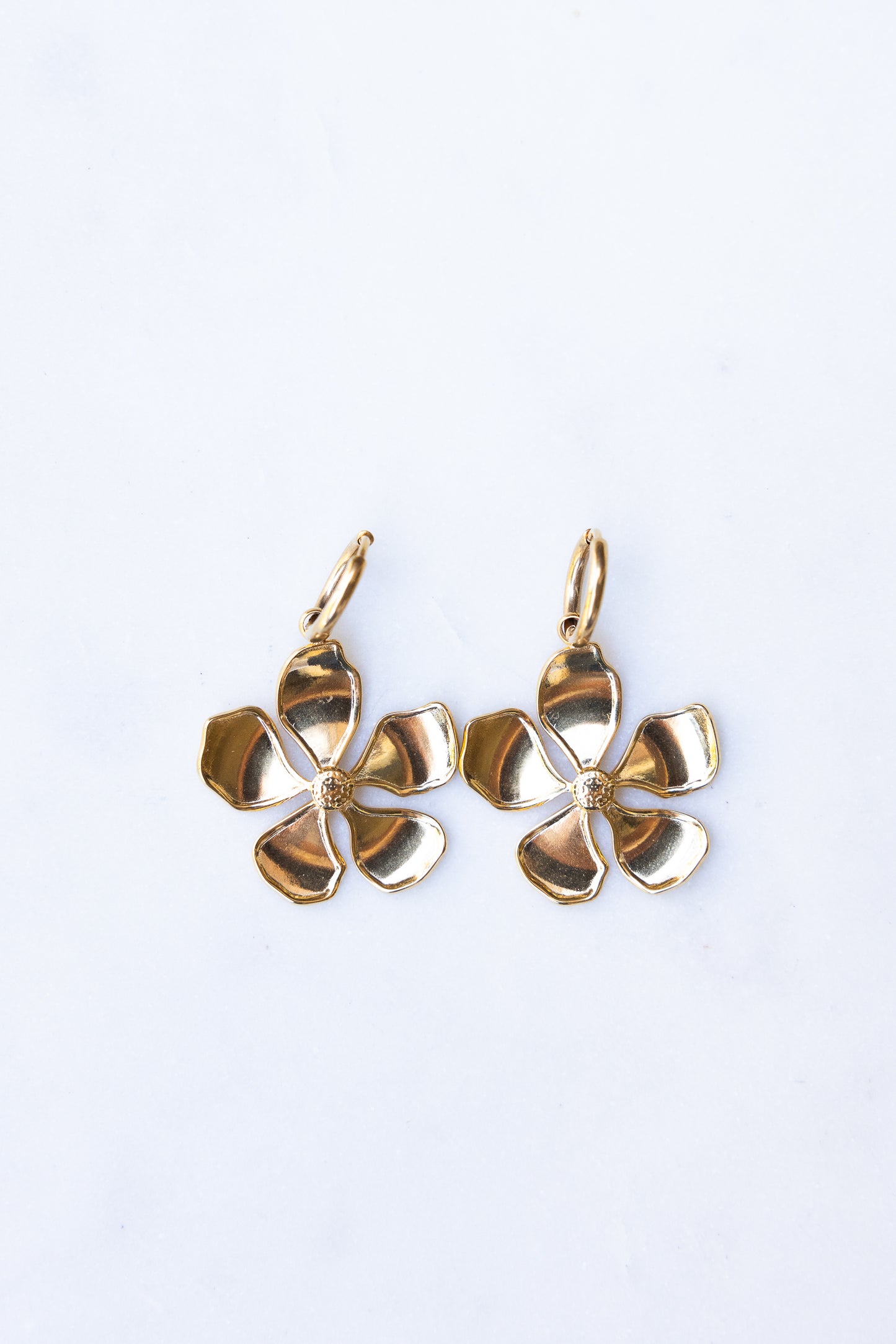 Soft Bloom Hoops