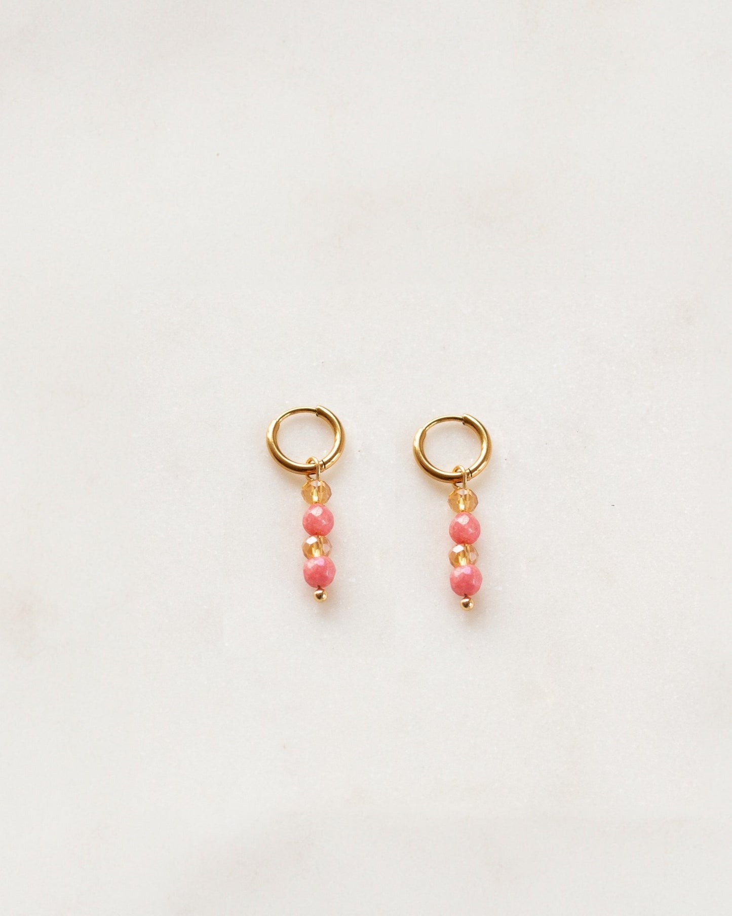 Cute Pink en Yellow Hoops - Atelier Tú