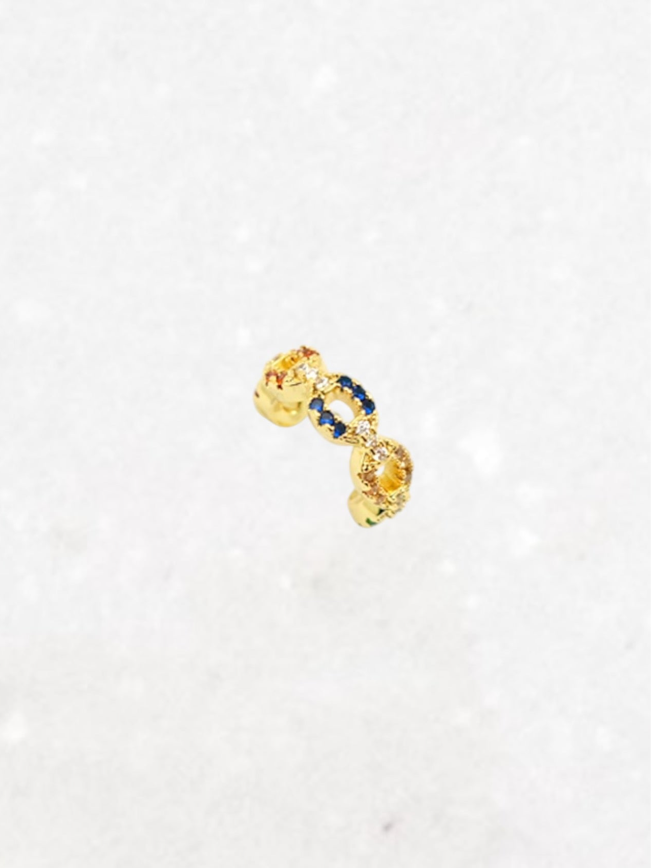 Colourfull Strass Earcuff