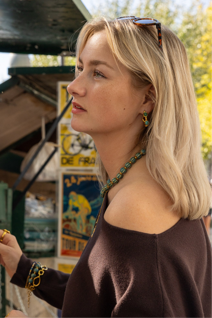 Rose Colourfull Earrings