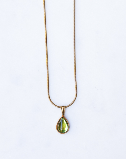 Amber Light Necklace
