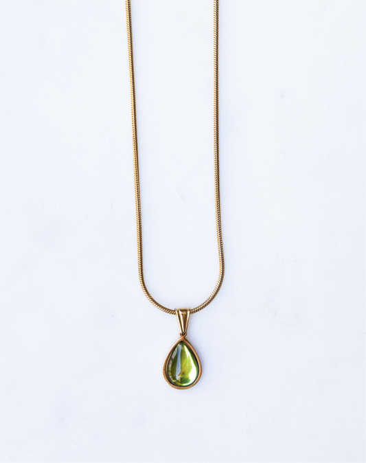 Amber Light Necklace