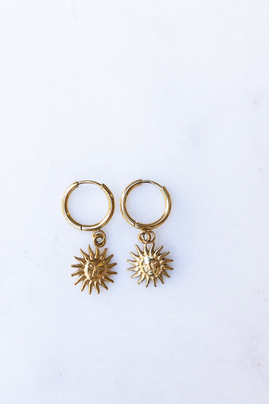 Sunny Drop Hoops