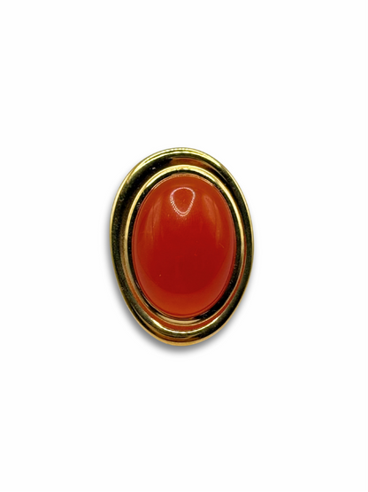 Beautiful Orange Stone Ring