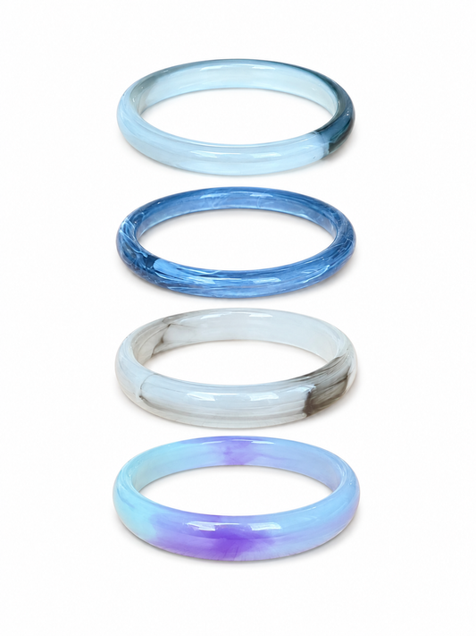 Blue Oasis Bangle set