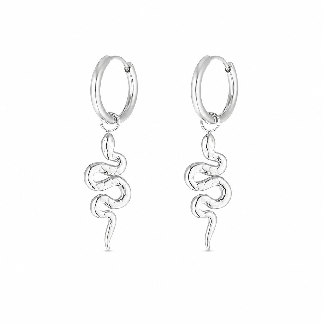 Cleo Snake Hoops
