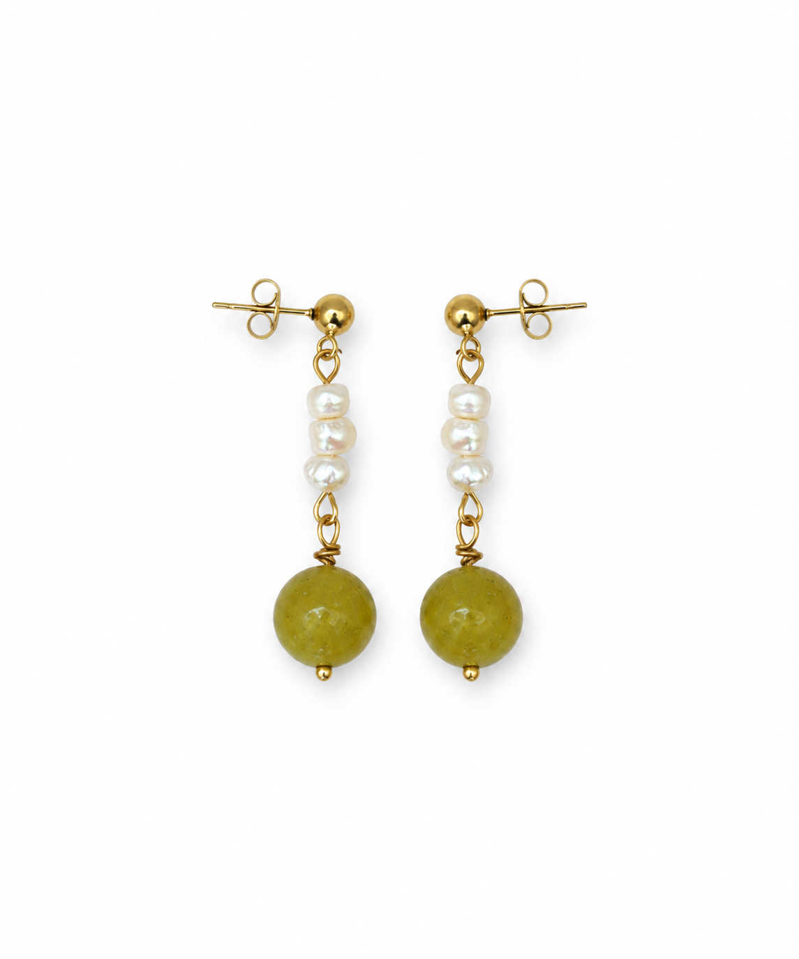 Nova Green Earrings