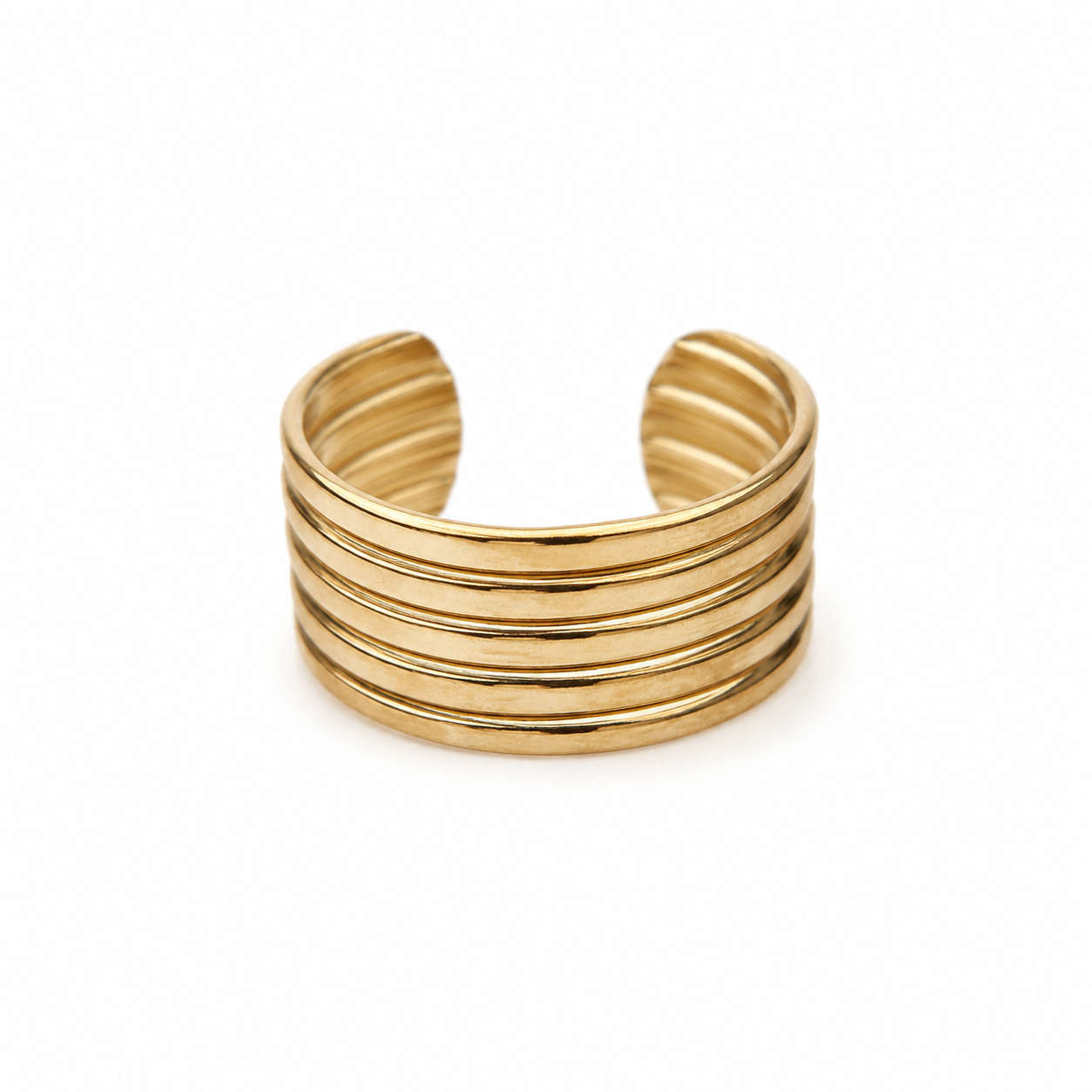 Statement Golden Bangle