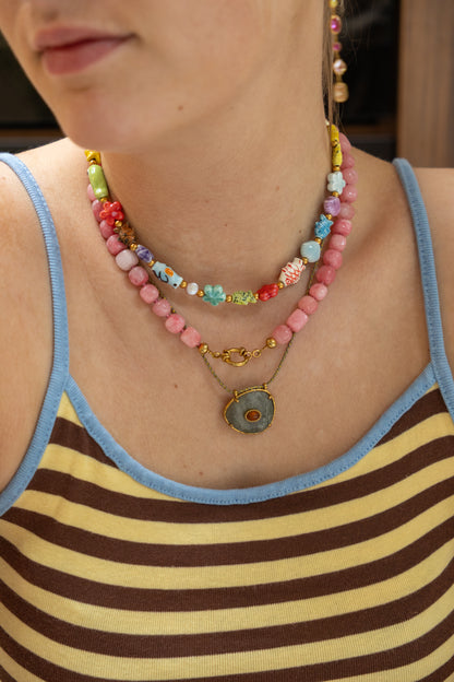 June Pink Necklace