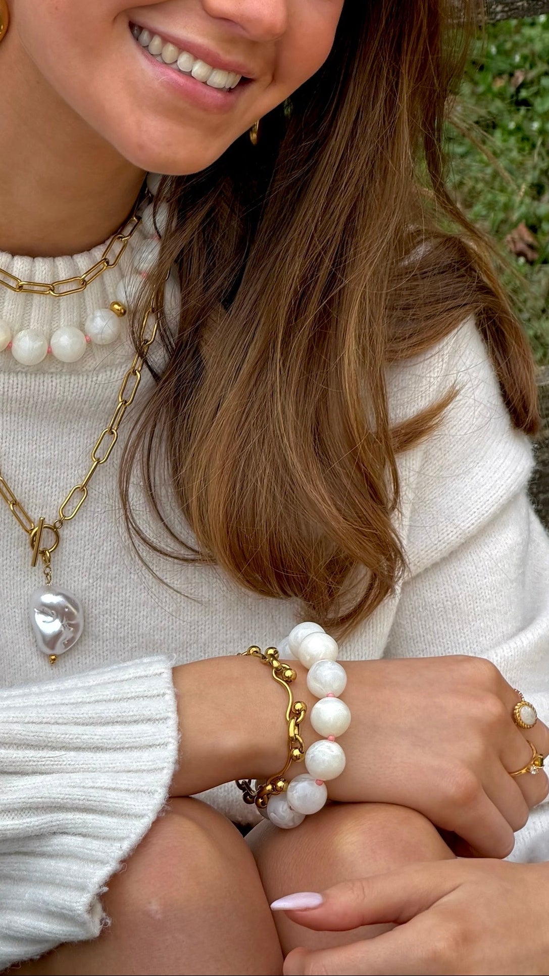 Holly White Bracelet