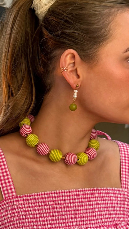 Nova Green Earrings