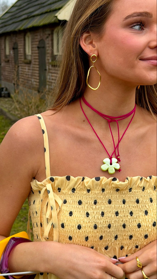 Lime Blossom Necklace