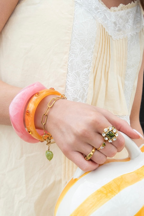 Blush Wave Bangle
