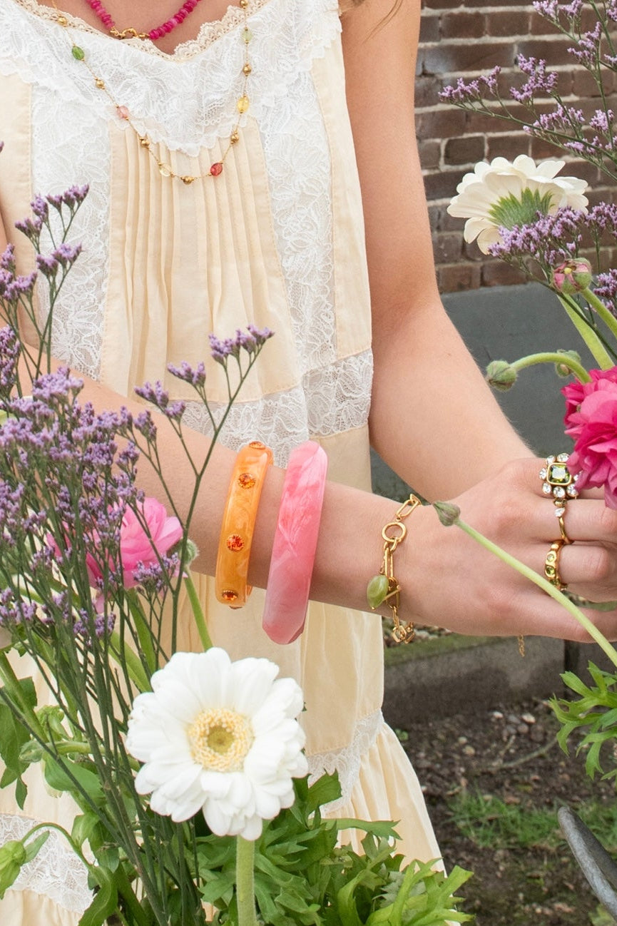 Blush Wave Bangle