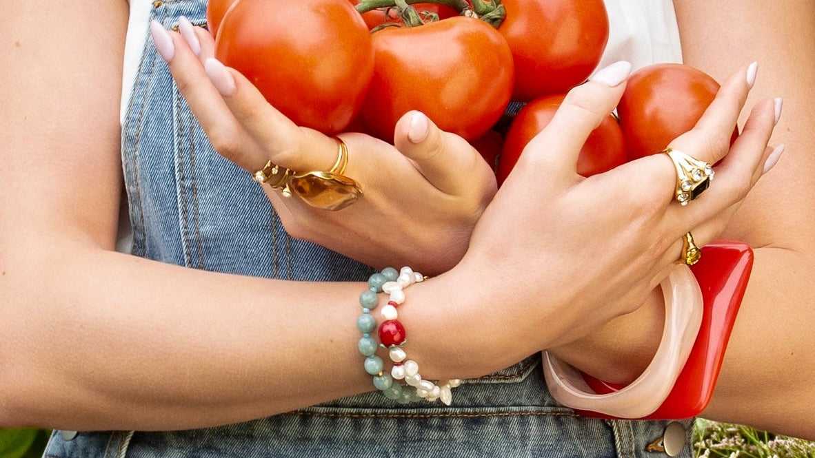 Peach Luna Bangle