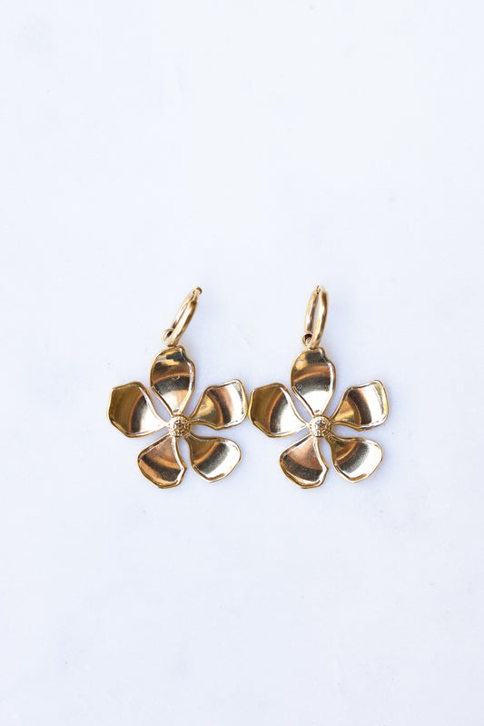 Soft Bloom Hoops