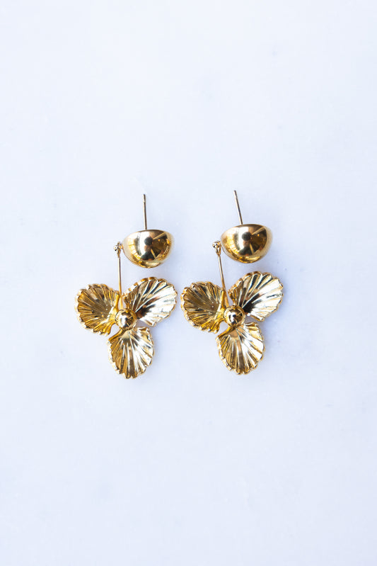 Flower Drop Earrings