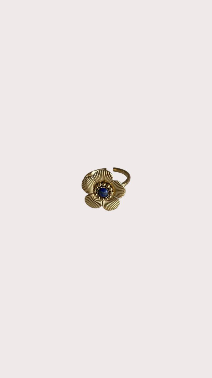 Blue Flower Ring - Atelier Tú