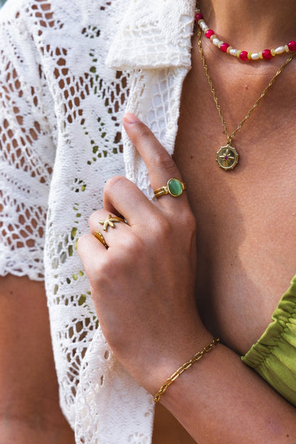 Cheerful Stone Ring - Atelier Tú