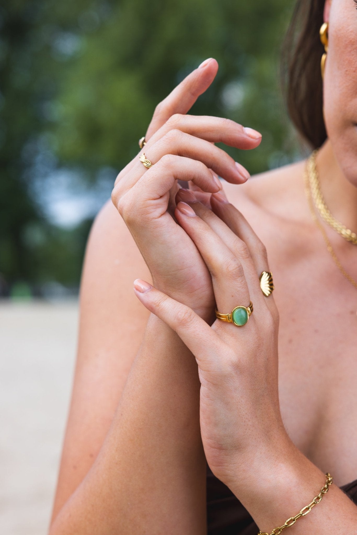 Cheerful Stone Ring - Atelier Tú