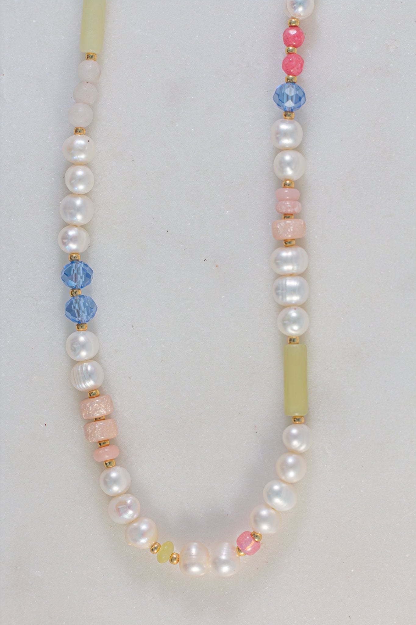 Colorful Beads Spring Necklace - Atelier Tú