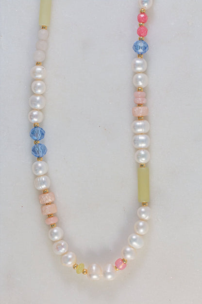Colorful Beads Spring Necklace - Atelier Tú