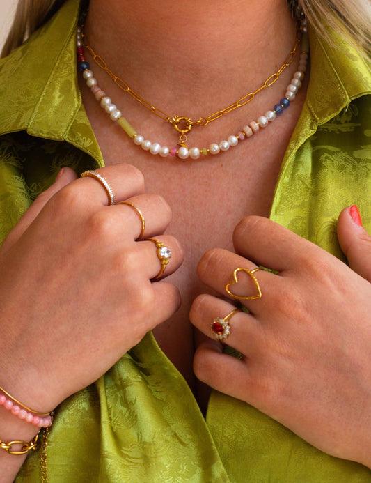 Colorful Beads Spring Necklace - Atelier Tú