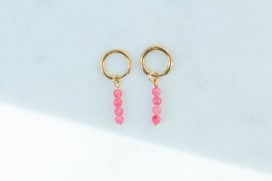 Cute Little Pink Earrings - Atelier Tú