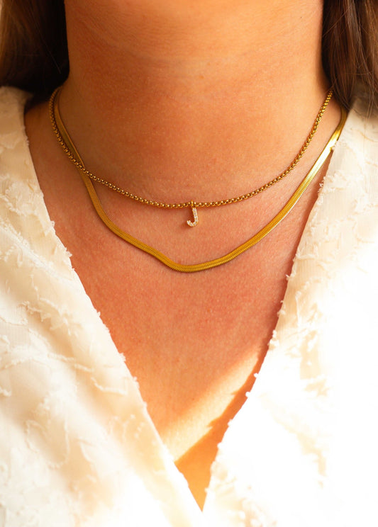 Gold Elegant Necklace - Atelier Tú