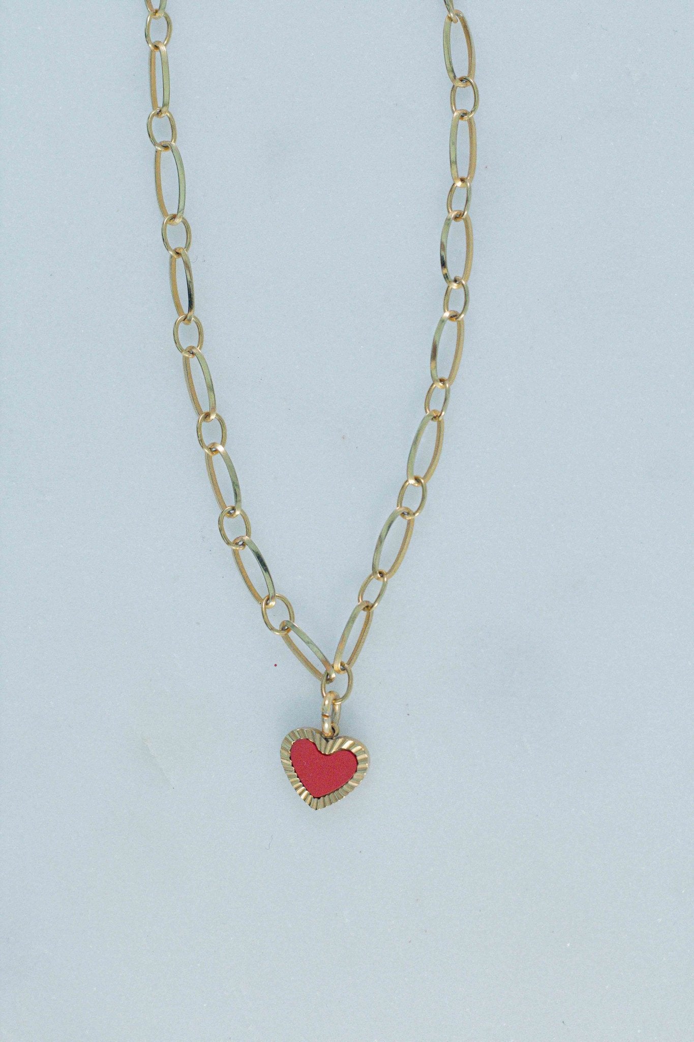 Red Heart Necklace - Atelier Tú